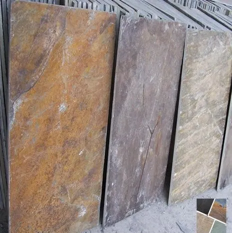 Slate Culture Stone Veneer Natural Solid Stone Floor Wall Cladding/Tiles