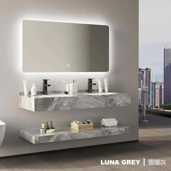 Rock Plate Marble Counter Slate Double Sintered Stone Cabinet Vanity Wash Basin