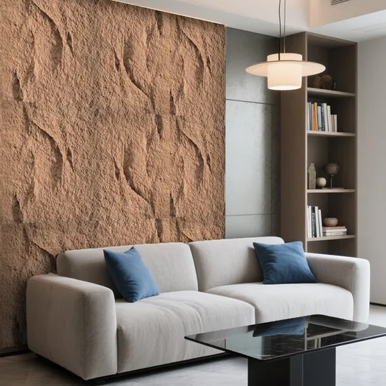 Home Meditation Corner Cladding PU Stone1200X600mm Wall Panel