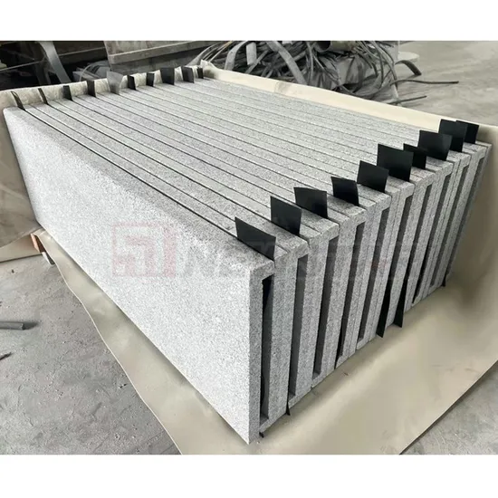 Chinese Mountain Grey Flamed Surface Chinese White Granite Tile Pool Coping Stone