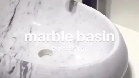 Simple Design Natural Quartz Onyx Granite Marble Sink Stone Wash Basin for Bathroom