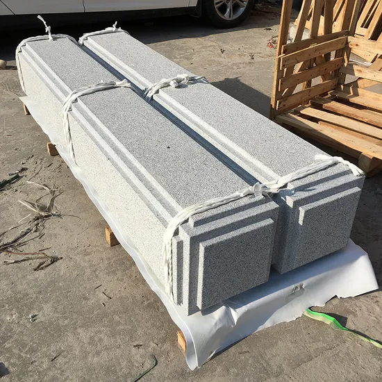 Exterior Project Light Grey/Beige G623/G603/G682 Flamed/Bushhammered/Pineappled/Split Granite Stone for Pillars/Posts/Fence/Column/Wall Cladding Tiles/Kerbs 