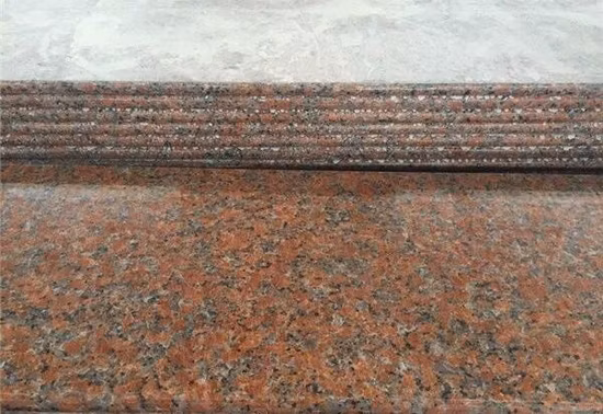Natural Stone G562 Maple Red China Granite Steps and Risers