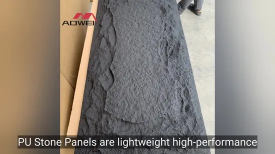 SGS Tested PU Stone Sheet 