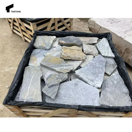 Tostone China Natural White Crystal Slate Flagstone Outdoor Wall Cladding Stack Culture Stone 