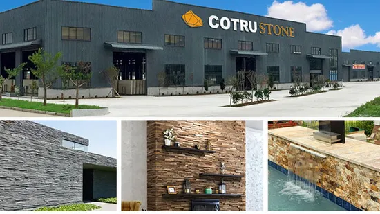 China Culture Stone Slate Building Exterior Wall Cladding Panel Cement Tile Stone 