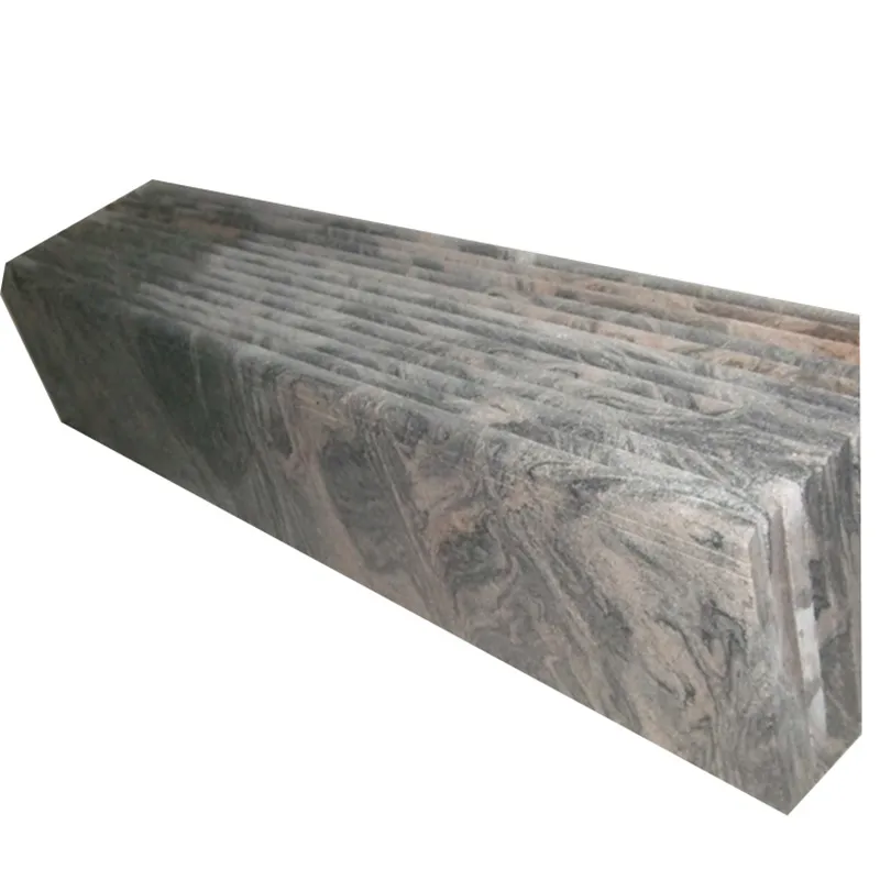 China Modern Indoor Stone Black Marquina Marble Stair Tread and Step
