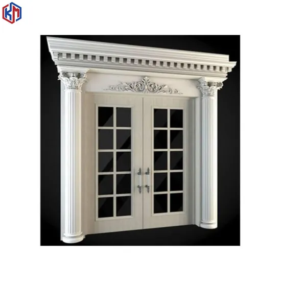 Grc Precast Concrete Limestone Finish Fluted Roman Column Post Pier Pillar 