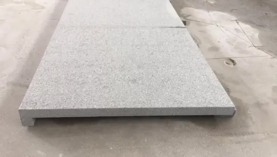 China Cheap G603 Lighe Grey Granite Coping Tiles Around Pool for Swimming Waterfall Design 