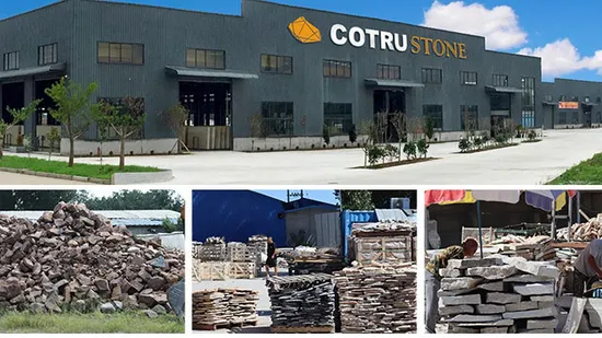 Cts Tiger Rusty Beige Natural Chinese Granite Culturestone Exterior Wall Cladding for Stone Yard Build 