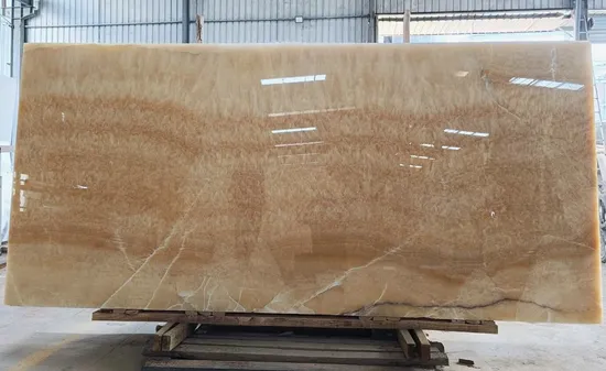 Natural Stone polished Yellow Onyx Stone for interior/indoor floor/wall slabs/tiles/countertops/stairs/sills/column/mosaic decoration 