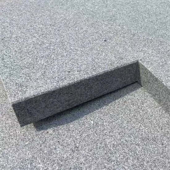 G633 Granite Sesame Grey Granite Swimming Pool Drop Coping Stone 