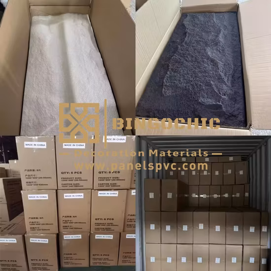 Fast Installation Cost Saving Artificial Polyurethane Stone Panels Exterior Wall Cladding PU Artificial Stone Panels