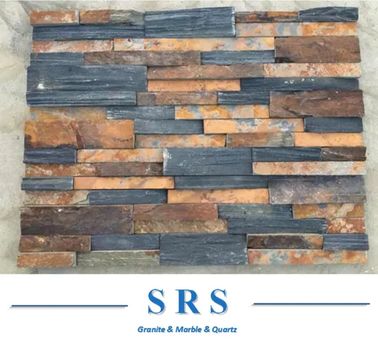 Natural Slate Stone Veneer Wall Tile Stone Wall Cladding 