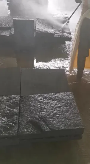 Natural surface Black/Grey G654 granite wall stone for external and interior walls,fireplace,outdoor landscaping decoration,columns 