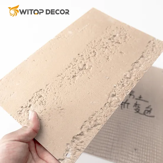 PU Wall Panels Artificial Stone Faux Stone Panels Flexible Cladding Stone for Exterior Wall 