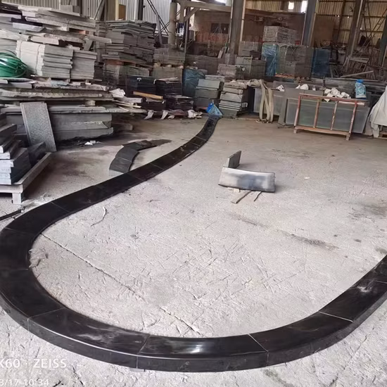 Polished/Flamed Natural Black Granite Stone for Coping/Paving Tiles/Wall Panels/Surround